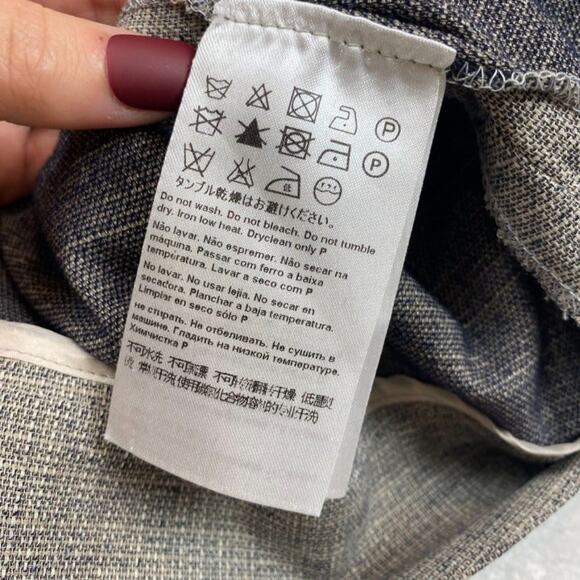 Escada Women's Grey Virgin Wool Dress Pants Size 40 / US 10 - Picture 8 of 11